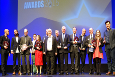 Winners of the Mayor’s Pride Awards 2015 with the then Mayor, Cllr Geoff Harrison