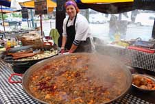 Stirring up a feast at a previous year’s St Albans & Harpenden Food & Drink Festival