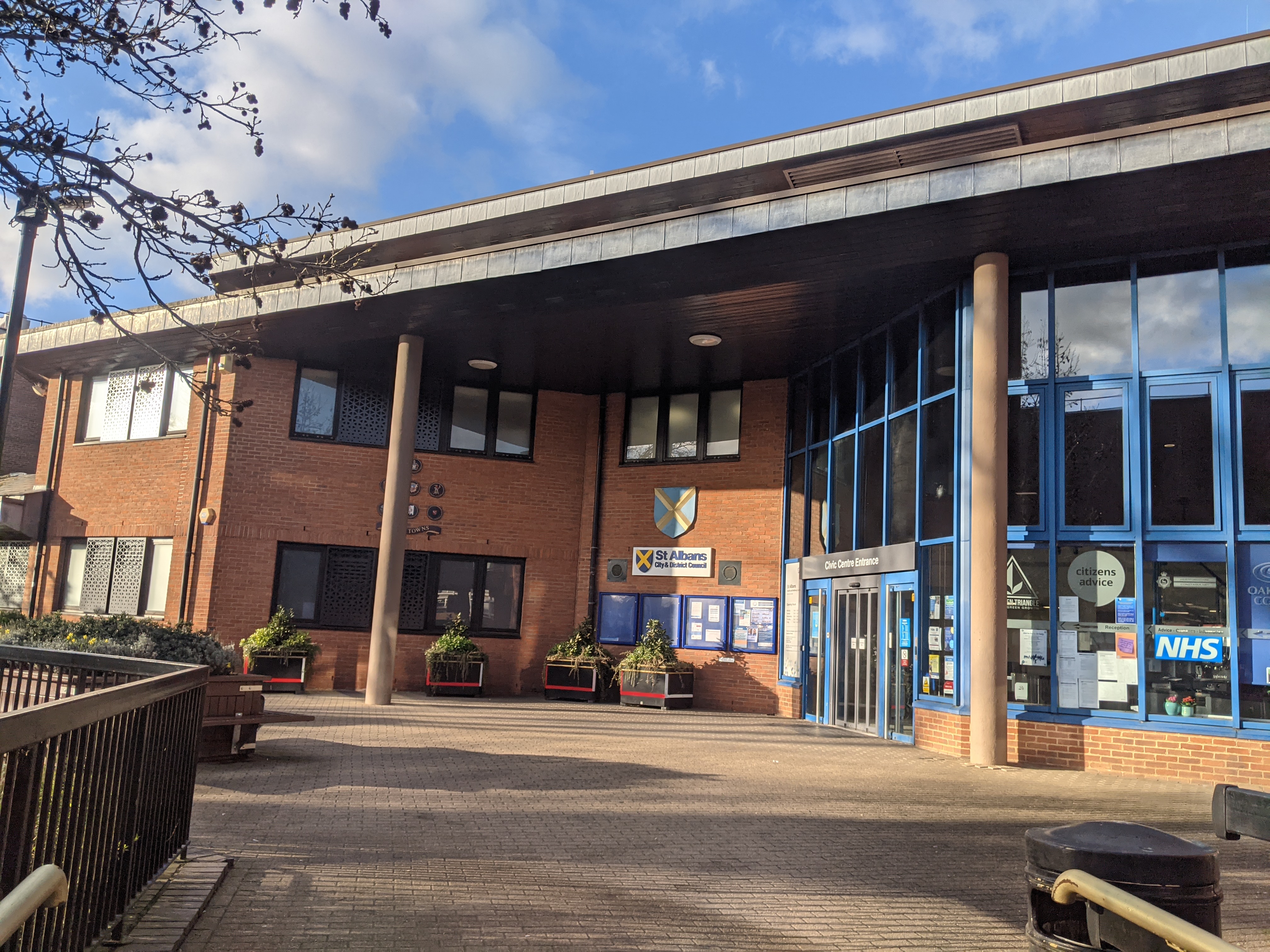 External shot of St Albans Council Offices.