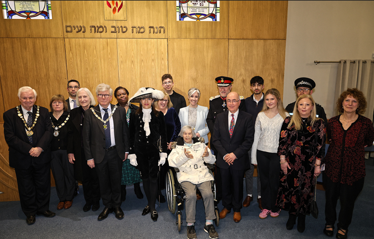 Guests at Holocaust Memorial Day service