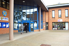 Shows the Advice and Information Hub at St Albans Civic Centre
