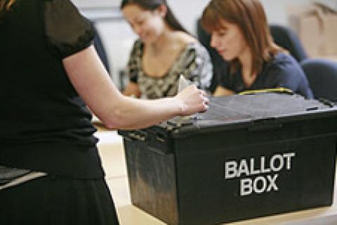 Ballot box - Reproduced with kind permission of the Electoral Commission