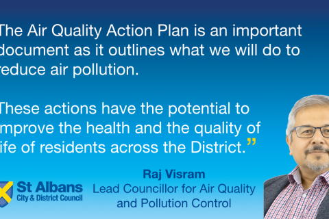 Quote on Air Quality Action Plan by Cllr Raj Visram