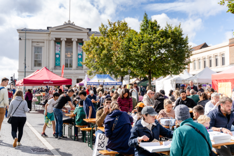 Scene from the 2023 St Albans Feastival