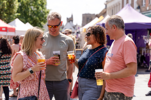 A St Albans City Centre street event, 2024